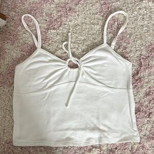 Gilly Hicks White Camisole with Tie Detail